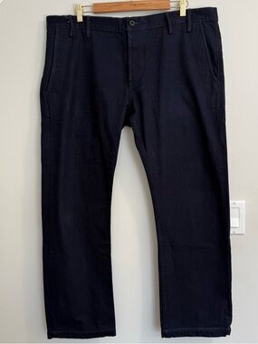 Rogue Territory Officer Trousers Indigo Selvedge Canvas